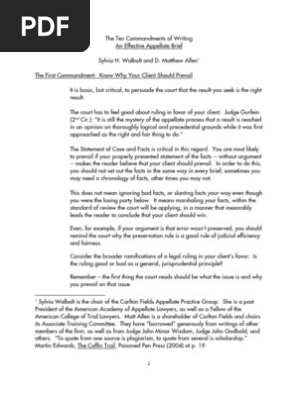 how to write a respondent brief texas appellate brief